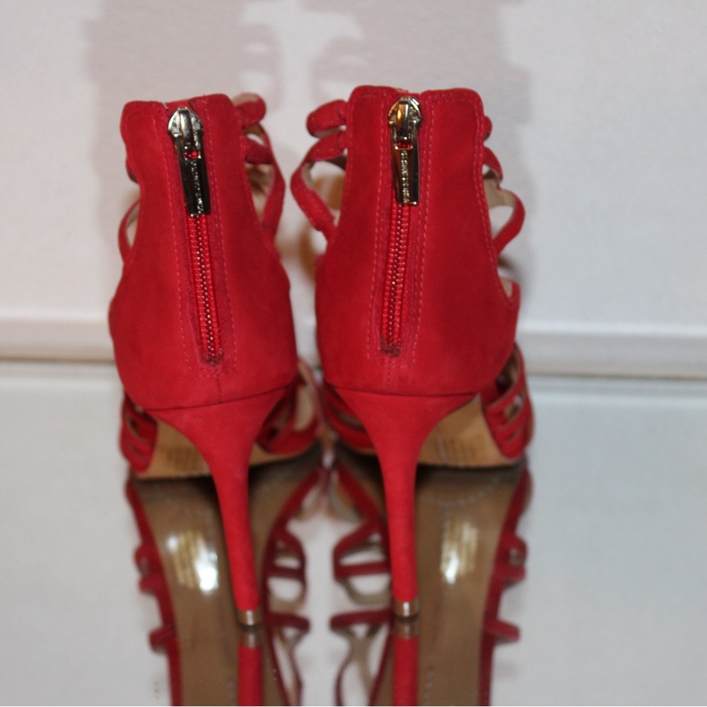 Vince Camuto Women’s 6M Lorrana Red Rose Heels - Picture 3 of 7